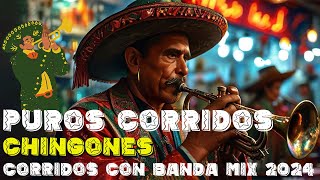 PUROS CORRIDOS CHINGONES  Corridos Con Banda Mix 2024 [upl. by Sieracki904]