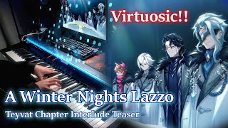 Elogia Cinerosa A Winter Night’s LazzoGenshin Impact Virtuosic Piano Arrangement [upl. by Ocsicnarf]