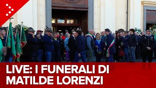 LIVE Funerali di Matilde Lorenzi la sciatrice morta dopo un incidente in allenamento diretta video [upl. by Zurek]