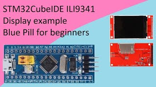 37 STM32CubeIDE ILI9341 TFT Display with STM32F103C8T6 [upl. by Jauch688]