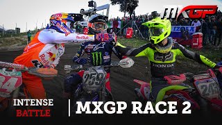 Insane Battle  Gajser  Herlings  Febvre  Coldenhoff  MXGP Race 2  MXGP of Trentino 2021 [upl. by Ecinej]