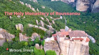 The Holy Monastery of Roussanou  Saint Barbara  Meteora Greece [upl. by Primavera469]