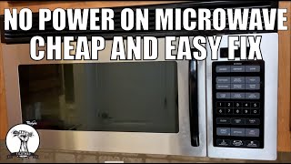 Easy Fix Microwave Won’t Turn On  No Power on Microwave [upl. by Josee]