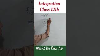 Integration class 12th maths integration shorts [upl. by Ardnekal399]