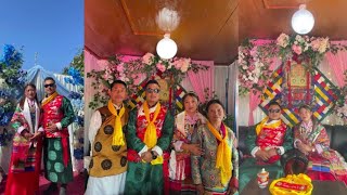 Sikkimese Traditional wedding  Our wedding videos🥂 [upl. by Mou686]