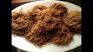 Whole Wheat Flour String Hoppers Recipe Atta Maa Idiyappam [upl. by Deidre253]