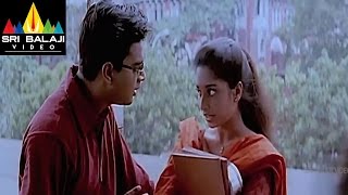 Sakhi Movie Madhavan and Shanti at Railway Station  Madhavan Shalini  Sri Balaji Video [upl. by Azmah]