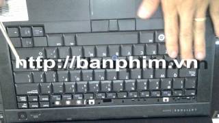 Thay bàn phim laptop Dell Latitude E6410 E6400 keyboard replacement [upl. by Aliekat819]