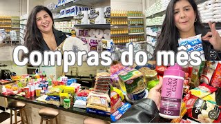 COMPRAS DO MÊS COMPLETAQUANTO GASTEITUDO CAROGRATIDÃO A DEUS POR CONSEGUIRMOS ENCHER A DISPENSA [upl. by Oicangi]