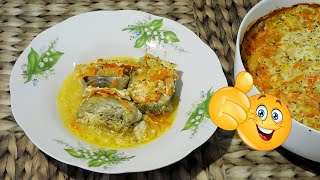 🐟 ЛЮБИТЕ РЫБУ Приготовьте вкусный минтай с овощами в духовке Очень простой рецепт [upl. by Ariadne]