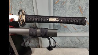 Munenori San mai Tiger Katana ura [upl. by Mellitz258]