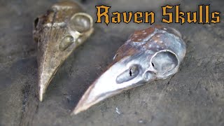 Making a Ravens Skull  Repousse  California Red Pitch [upl. by Olifoet]