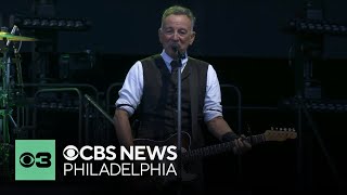 Bruce Springsteen Barack Obama rallying for Kamala Harris at Philadelphia concert [upl. by Eelyac]