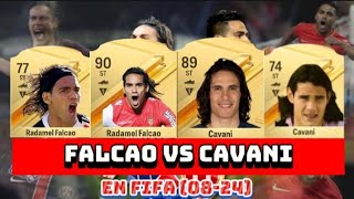 Falcao VS Cavani EVOLUCIÓN FIFA FIFA 08  FIFA 24 🔥🥵 shorts fifa futbol fifaevolution [upl. by Willock]