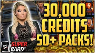 MASSIVE 30000 CREDIT PACK OPENING FOR SEASON 9 👀  WWE SuperCard Season 9 [upl. by Eintirb375]