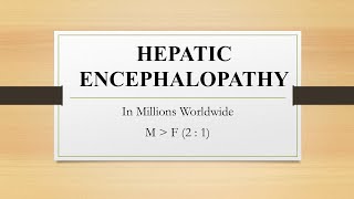 HEPATIC ENCEPHALOPATHY What You Need to Know cirrhosis hepatitis liverfailure [upl. by Maddalena]