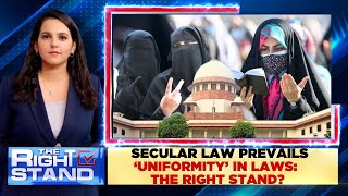 Supreme Court On Muslim Women  Secular Law Prevails Uniformity In Laws The Right Stand [upl. by Ralyks]