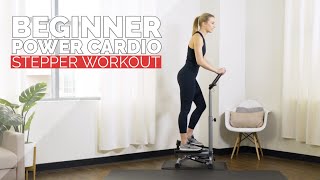 10 Minute Power Cardio Stepper Workout  Great For All Levels [upl. by Eaneg781]