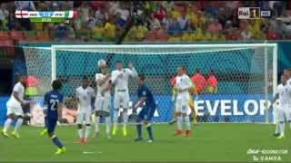 Pirlo INCREDIBLE Free Kick HD  Italy vs England  World Cup 2014 [upl. by Anirret]