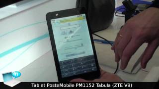 Tablet PosteMobile PM1152 Tabula ZTE V9 [upl. by Sadinoel]