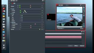 How to create a still image zoom in Lightworks video editor [upl. by Aker]