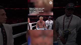 TysonPaul boxing event streamed to millions amid issues Netflix says Shorts [upl. by Mikol317]