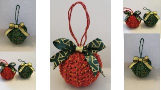 Boule de noël au crochet [upl. by Naired]