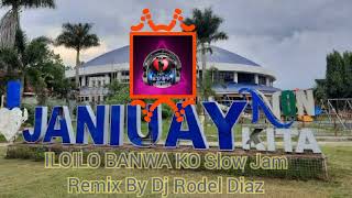 ILOILO BANWA KO Slow Jam Remix By Dj Rodel Diaz [upl. by Aidekal]