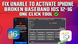 How To Bypass Fix Unable to Activate iPhone 77Broken BB RamdiSK  ONE CLICK ⭐️🔥 [upl. by Nanni752]