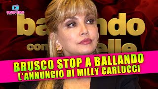 Brusco Stop a Ballando Con Le Stelle LAnnuncio di Milly Carlucci [upl. by Sarette]