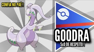 PODEROSÍSSIMO  GOODRA É ESSENCIAL PARA O SEU TIME  Pokémon Go  Great League [upl. by Ydnolem]