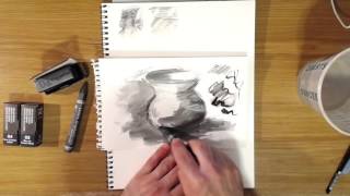 Art Supply Review Water Soluble Graphite [upl. by Eurd]