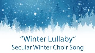 Secular Winter Choir Song solo version  Pinkzebra quotWinter Lullabyquot feat Sofia Canale [upl. by Li]