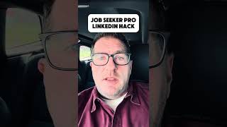 Job search LinkedIn hack linkedinstrategy linkedin jobsearch jobseekers [upl. by Yroffej557]