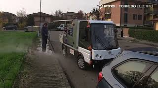 PTC Urban Cleaning  TORPEDO ELECTRIC sidewalks cleaning [upl. by Ecnav727]