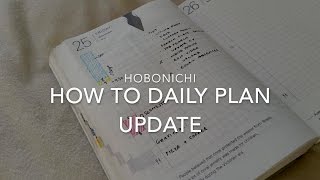 Hobonichi  How to daily plan [upl. by Jareen]