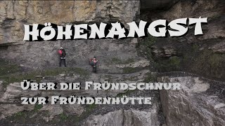 Höhenangstchallenge Fründenhütte  Am Abgrund entlang  Mit DerWanderFritze [upl. by Nowad]