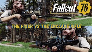 Fallout 76 Auto Enclave Rifle Vs The Fixer  Weapon Testing Season 14 [upl. by Rednijar]