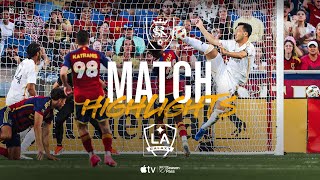 HIGHLIGHTS LA Galaxy vs Real Salt Lake  62224 [upl. by Pogah]