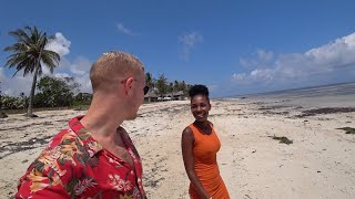 Kenyan Girl Takes Me To Secluded Beach 🇰🇪 [upl. by Yraillih207]