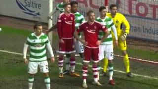 Aberdeen vs Celtic 21 All Goals amp Highlights  SPFL 03022016 [upl. by Thgiwed]