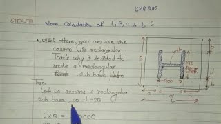 calculation of slab base with flange width and factored load [upl. by Salb]