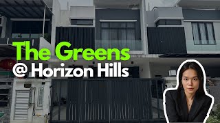 House Tour  The Greens  Horizon Hills Iskandar Puteri [upl. by Cochrane577]