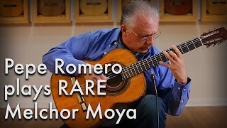 Tarregas Mazurka played by Pepe Romero on an 1894 Hijos de Melchor Moya [upl. by Steady]