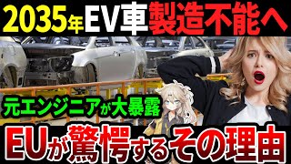 「EV車は2035年までに消滅！！？」元エンジニアが語るEVの未来に推進国絶望… [upl. by Enenstein]