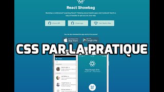 CSS PAR LA PRATIQUE  1  Landing Page React Europe [upl. by Enaira]