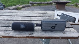 Soundcore Motion 300 vs JBL flip 6 Unboxing firstimpressions outdoor [upl. by Namielus]