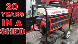 Portable Generator stored with Marvel Mystery Oil Will It Run [upl. by Ligetti132]