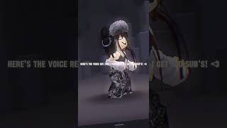 heres your Voice Reveal 🫶 voicereveal [upl. by Soma261]