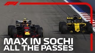 Max Verstappen Rushes Through the Field  2018 Russian Grand Prix [upl. by Corrianne650]